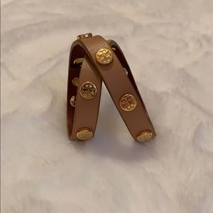 Tory Burch Leather Wrap Bracelet